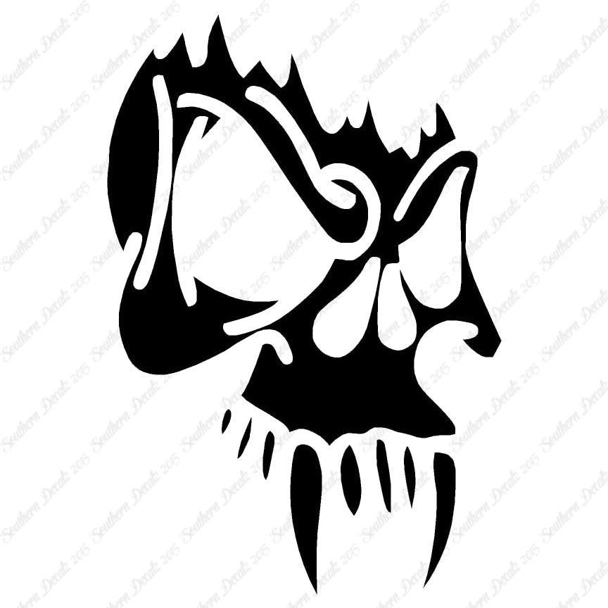 Tribal Vampire Skull
