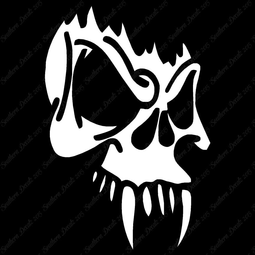 Tribal Vampire Skull