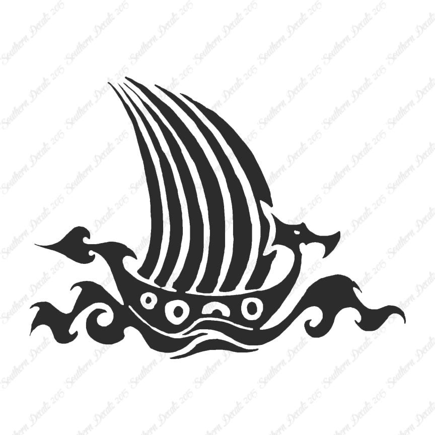 Tribal Viking Ship Dragon Boat