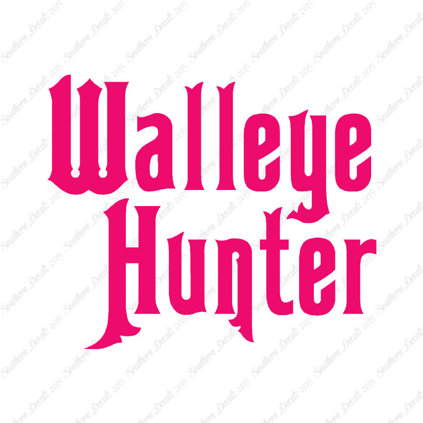 Walleye Hunter Fishing