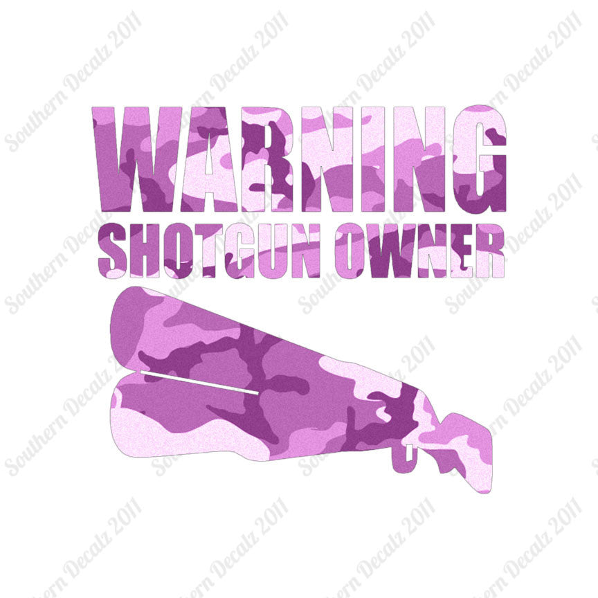 Shotgun Owner Warning