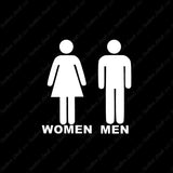 Washroom Symbols Women Men