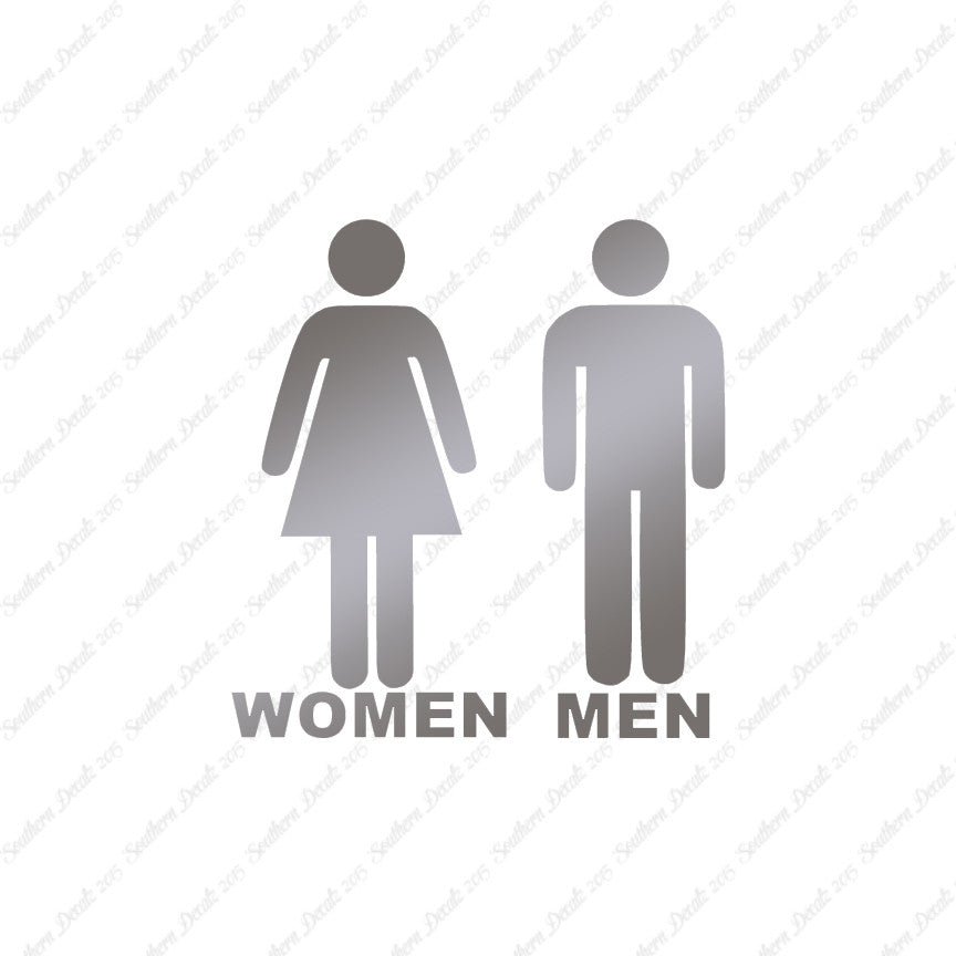 Washroom Symbols Women Men
