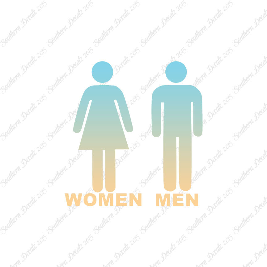 Washroom Symbols Women Men