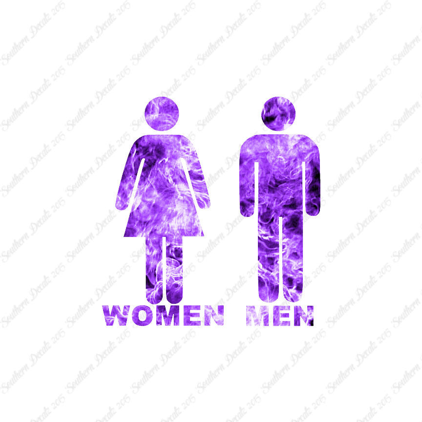 Washroom Symbols Women Men