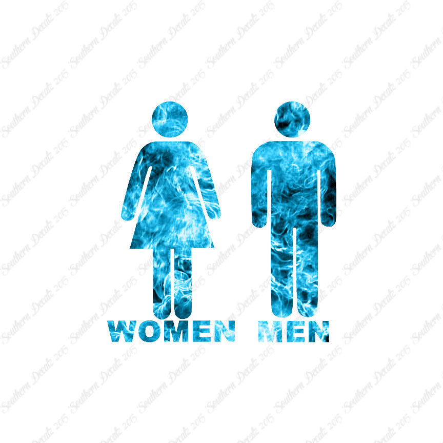 Washroom Symbols Women Men