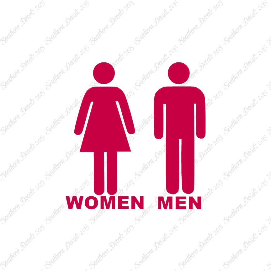 Washroom Symbols Women Men