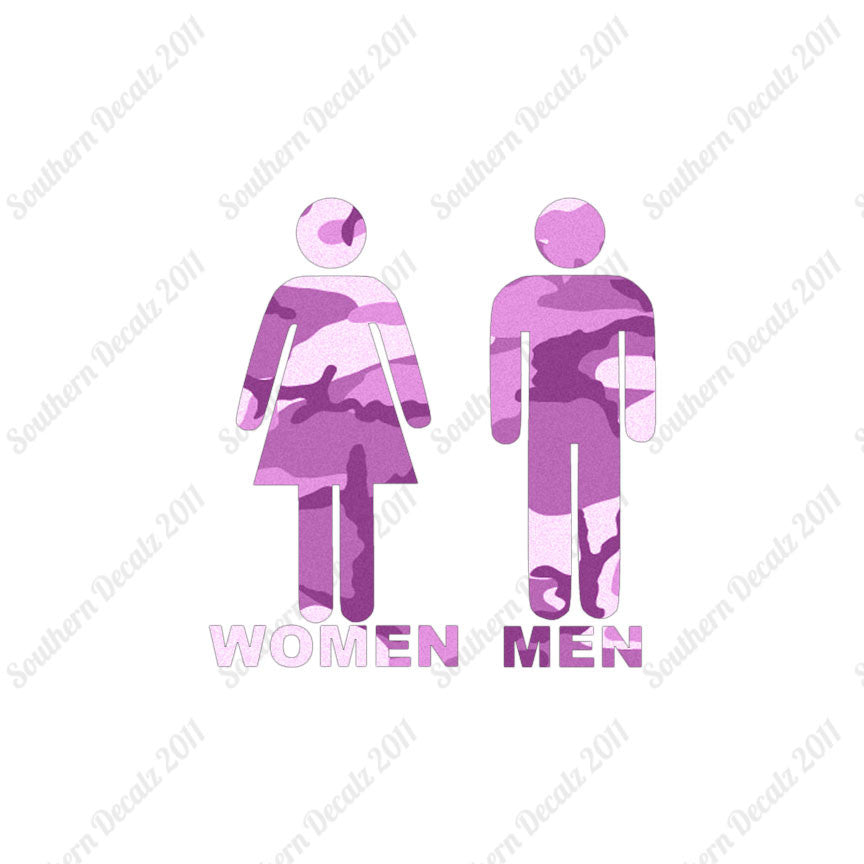 Washroom Symbols Women Men