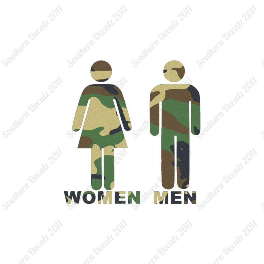Washroom Symbols Women Men