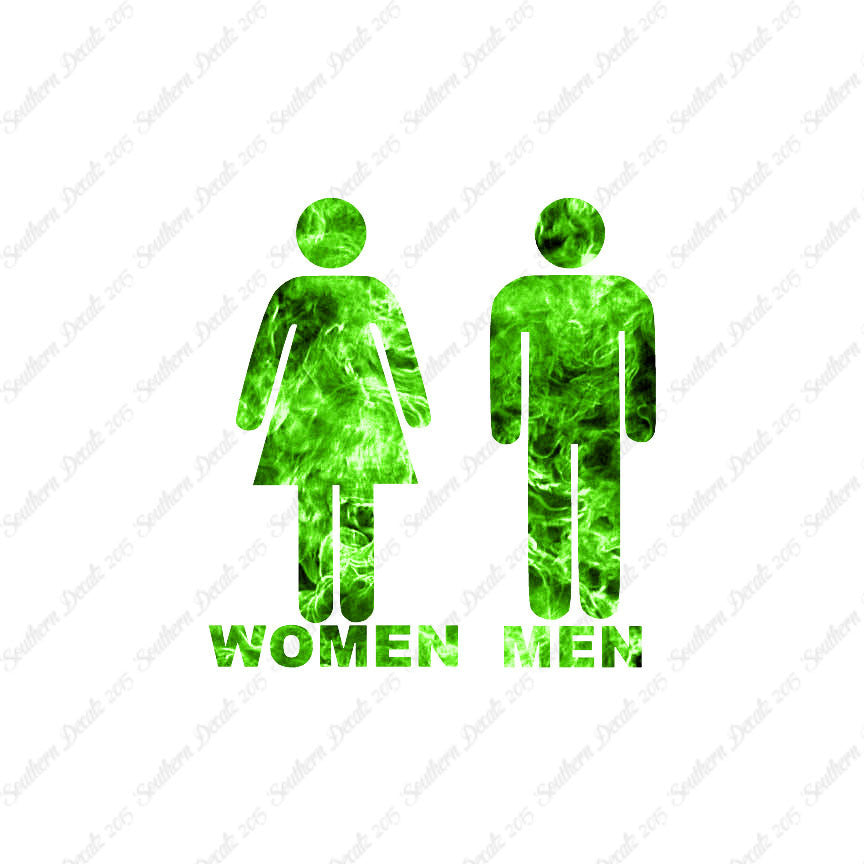 Washroom Symbols Women Men