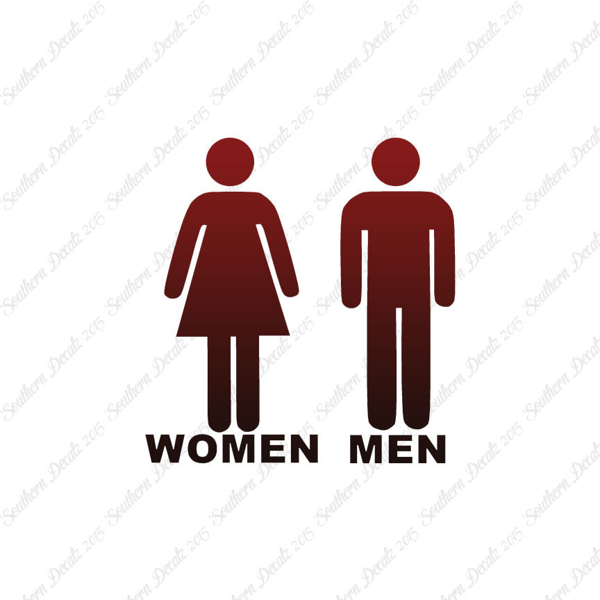 Washroom Symbols Women Men