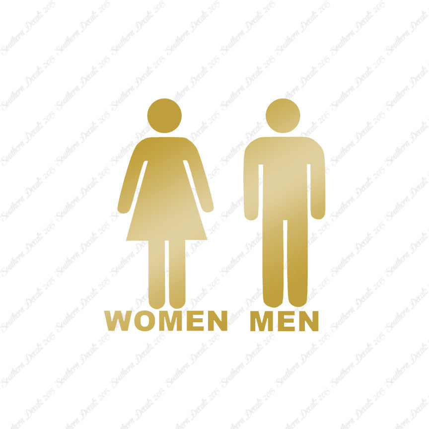 Washroom Symbols Women Men