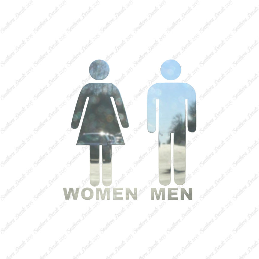 Washroom Symbols Women Men