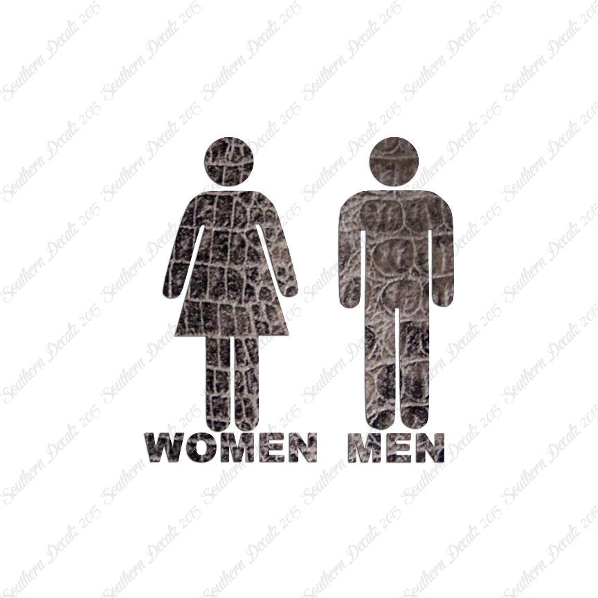 Washroom Symbols Women Men