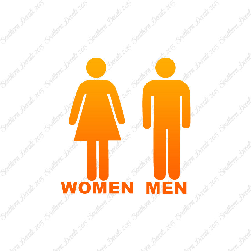 Washroom Symbols Women Men