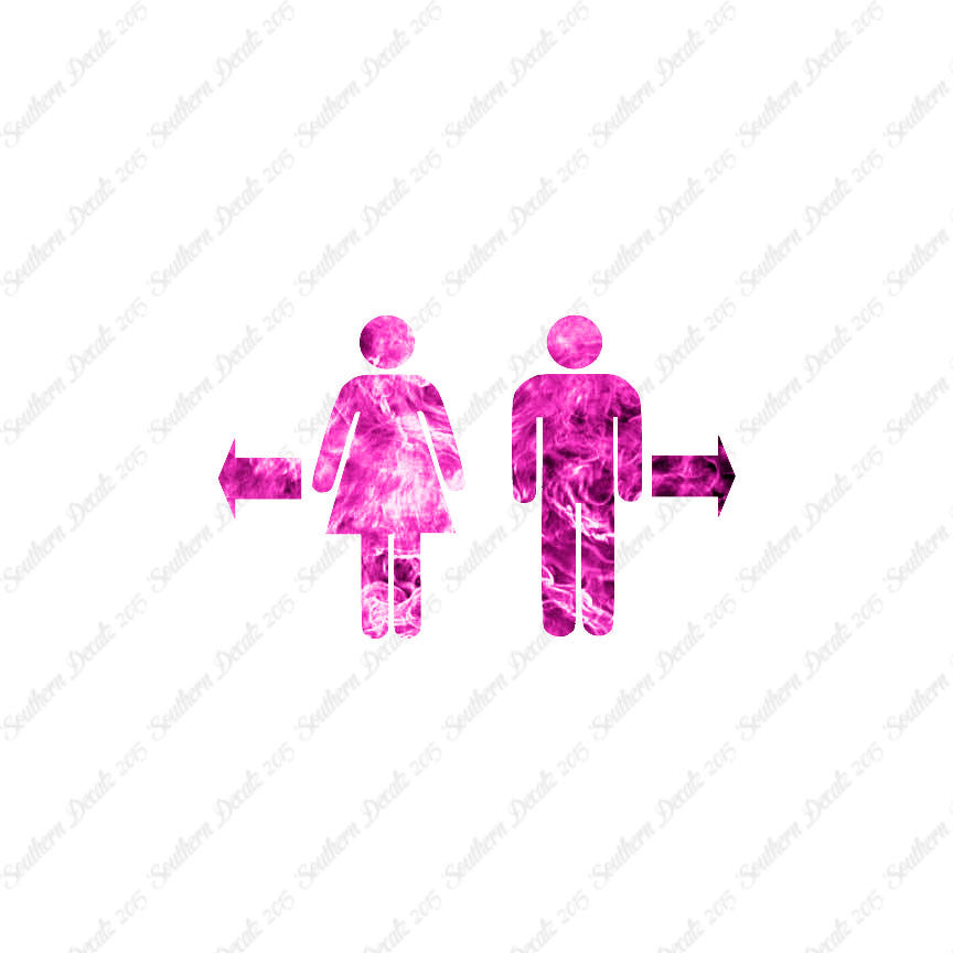 Washroom Symbol Men Women
