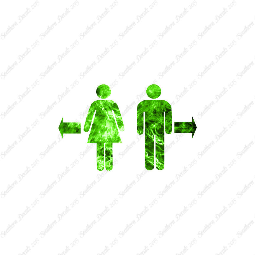 Washroom Symbol Men Women
