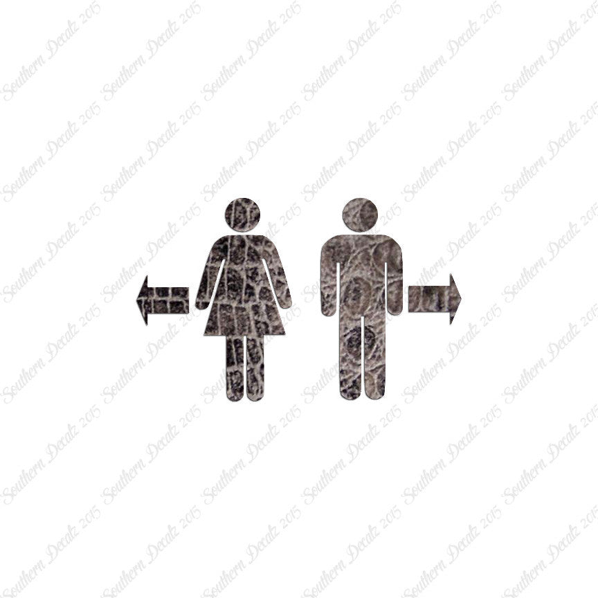 Washroom Symbol Men Women