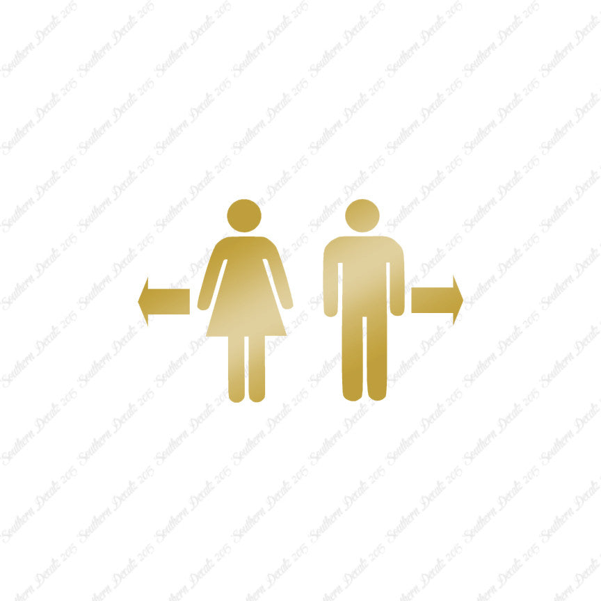 Washroom Symbol Men Women