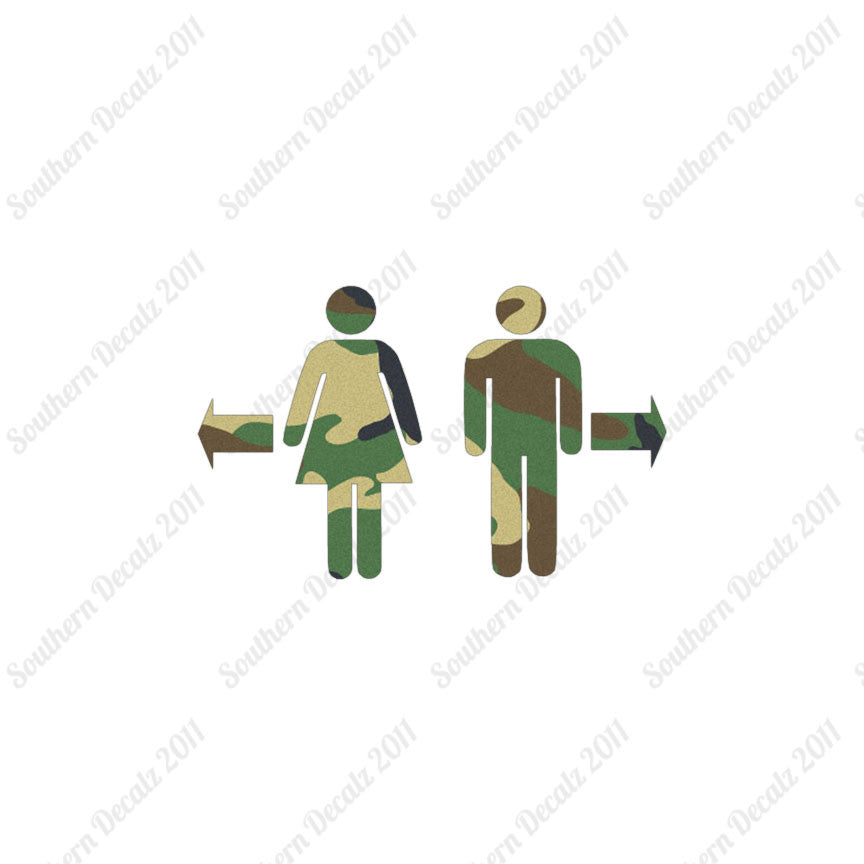 Washroom Symbol Men Women