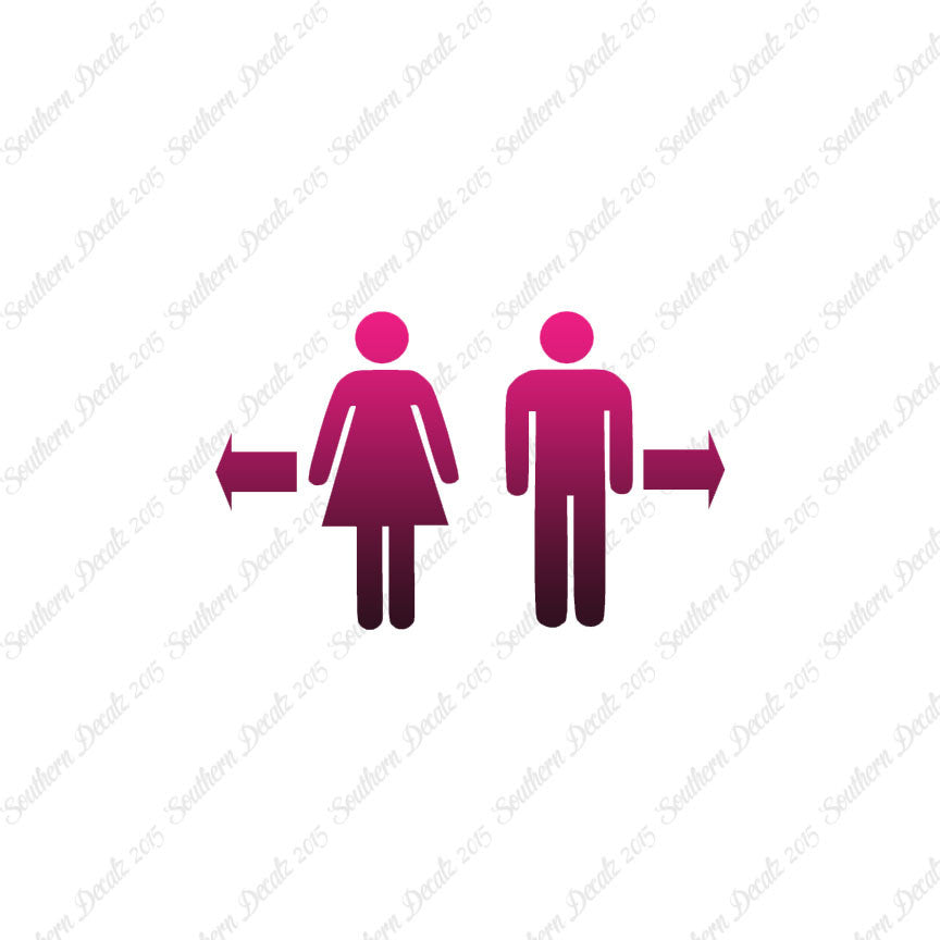 Washroom Symbol Men Women