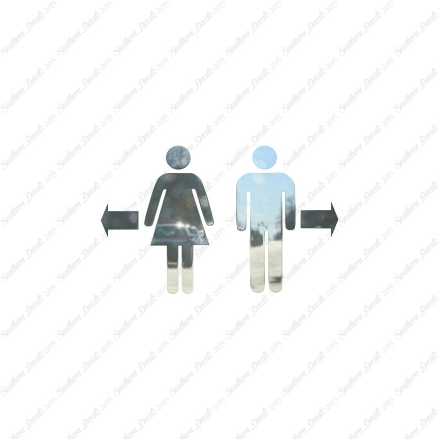 Washroom Symbol Men Women