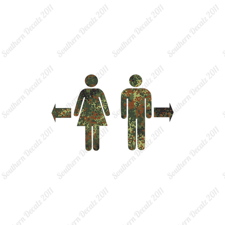Washroom Symbol Men Women
