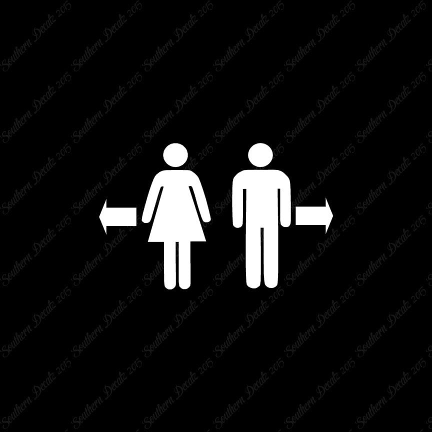 Washroom Symbol Men Women