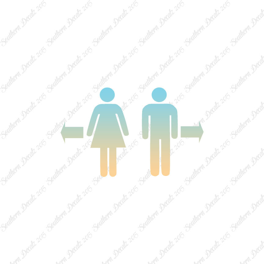 Washroom Symbol Men Women