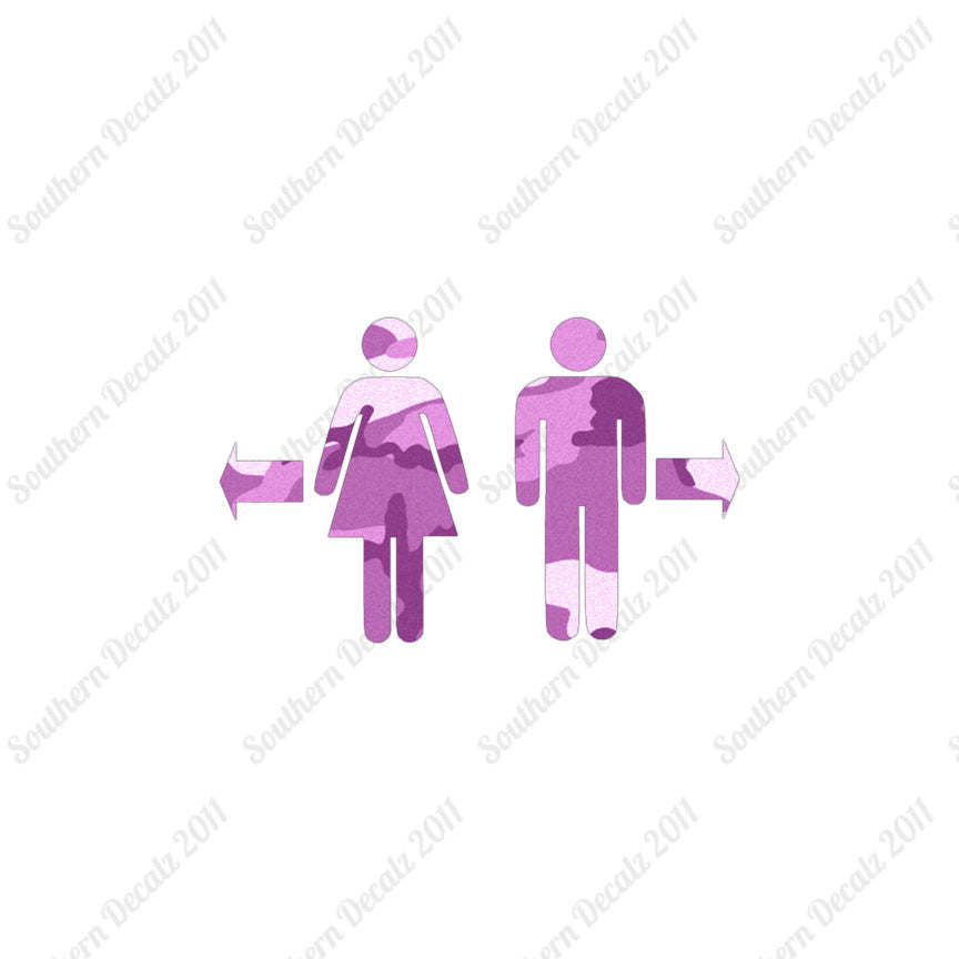 Washroom Symbol Men Women