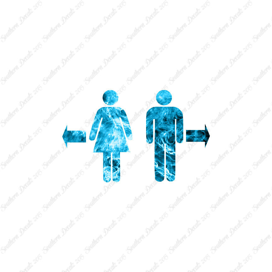 Washroom Symbol Men Women