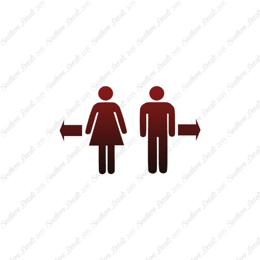 Washroom Symbol Men Women