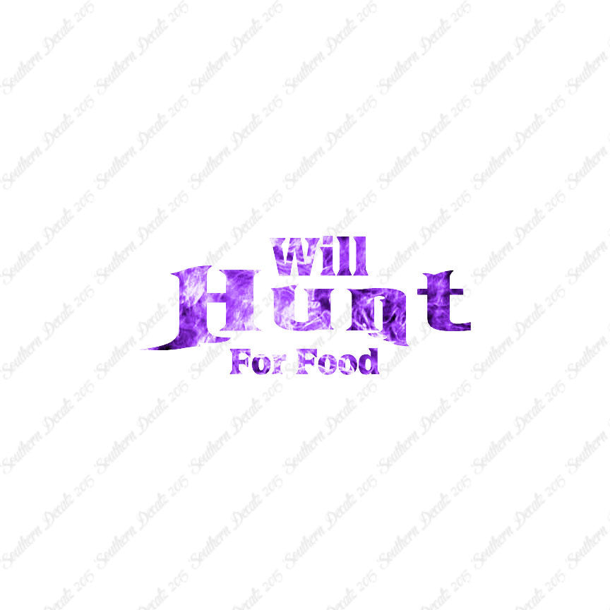 Will Hunt For Food Hunting