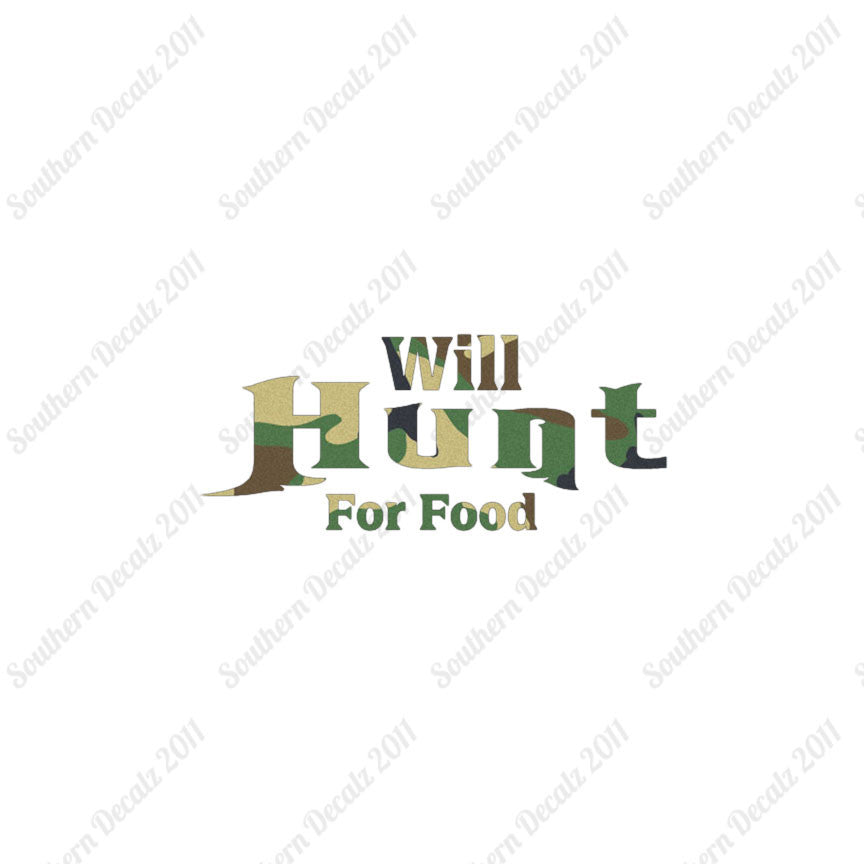 Will Hunt For Food Hunting