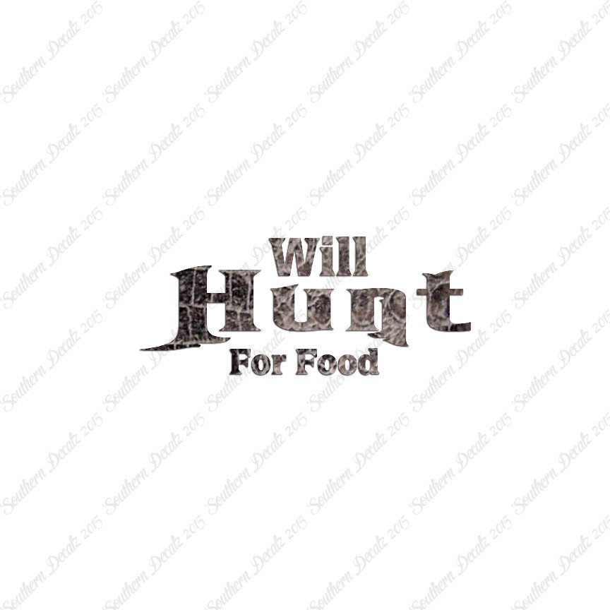 Will Hunt For Food Hunting