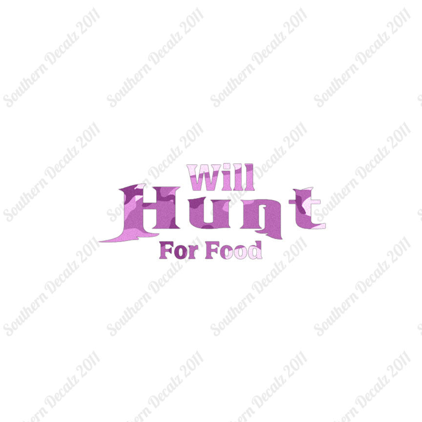 Will Hunt For Food Hunting