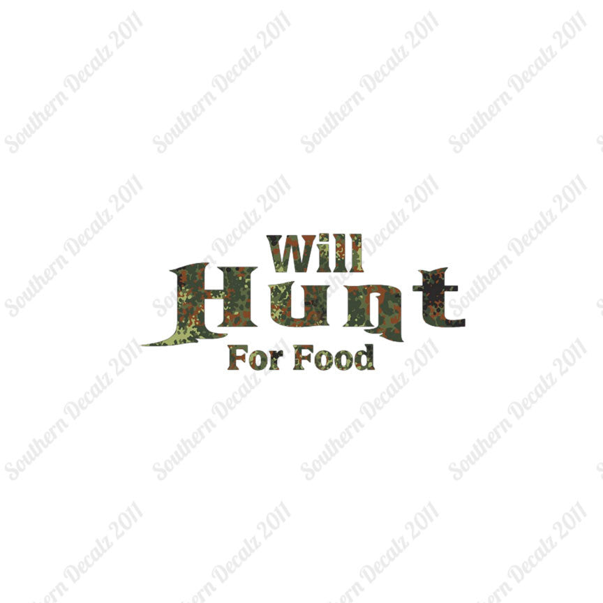 Will Hunt For Food Hunting