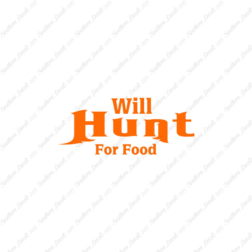 Will Hunt For Food Hunting