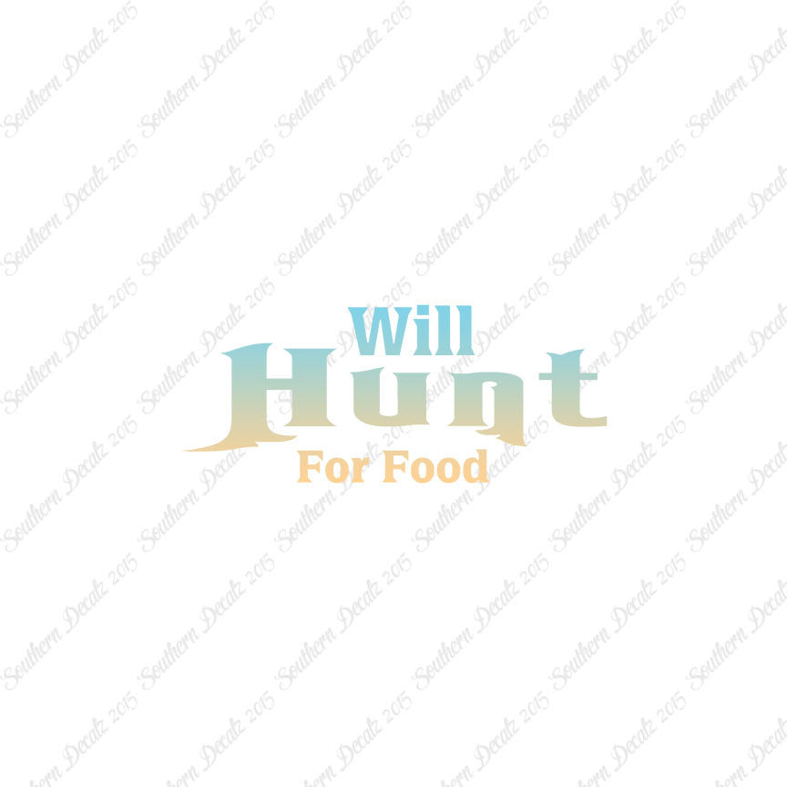 Will Hunt For Food Hunting