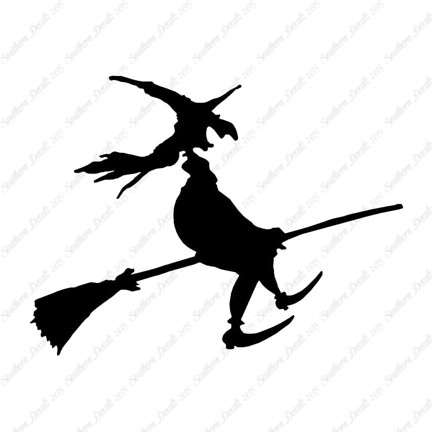 Flying Witch Broomstick
