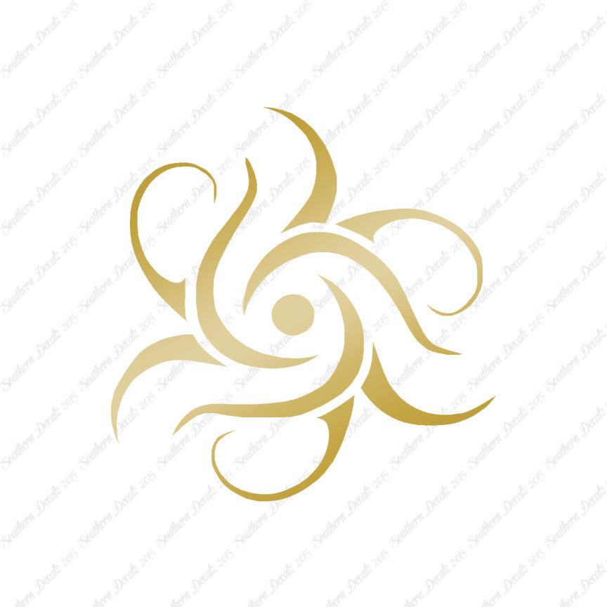 Tribal Swirl Art Design