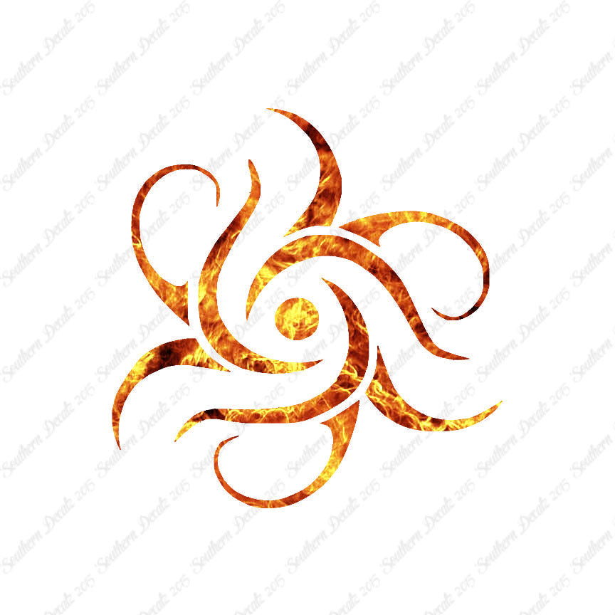 Tribal Swirl Art Design
