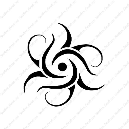 Tribal Swirl Art Design