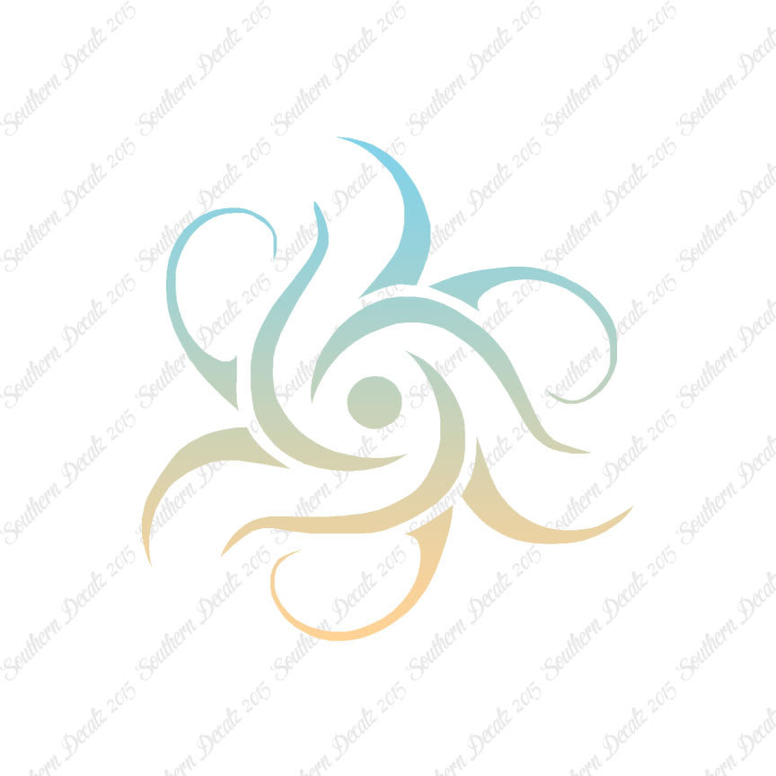 Tribal Swirl Art Design