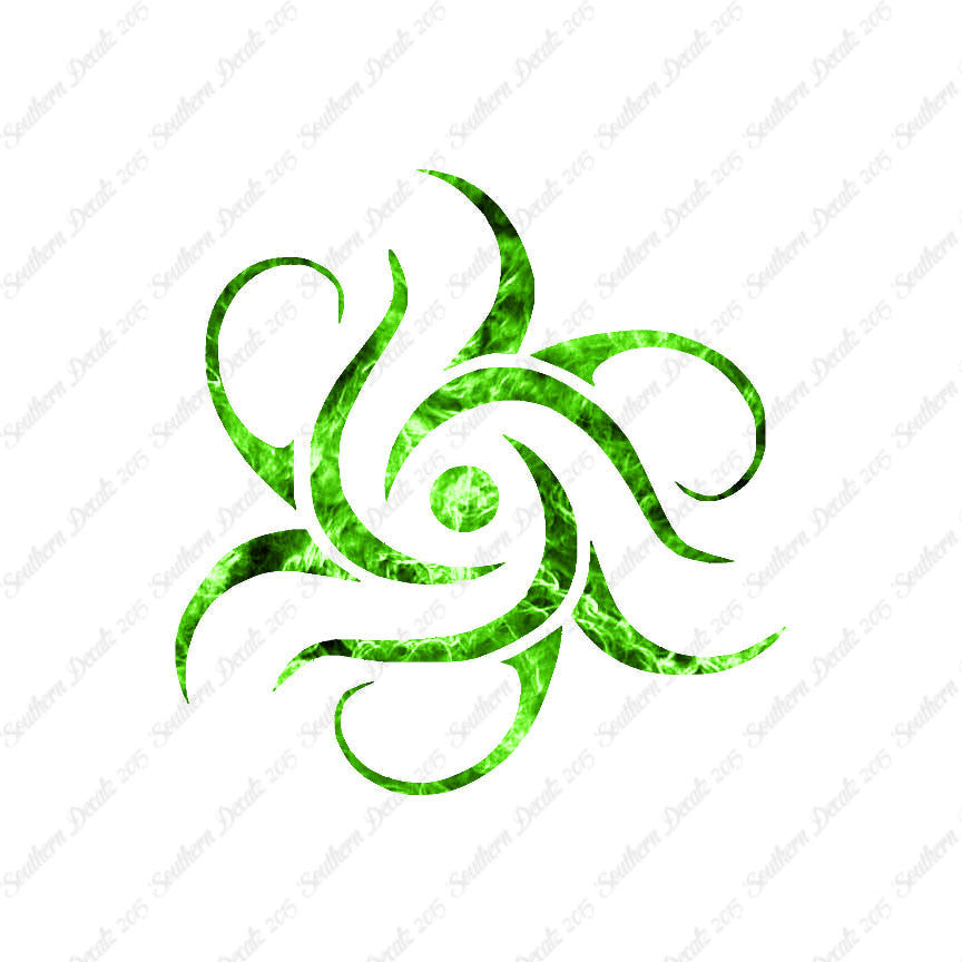 Tribal Swirl Art Design