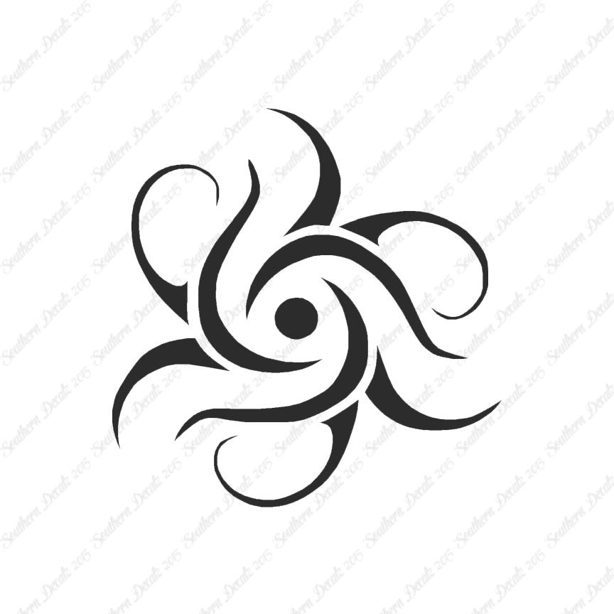 Tribal Swirl Art Design