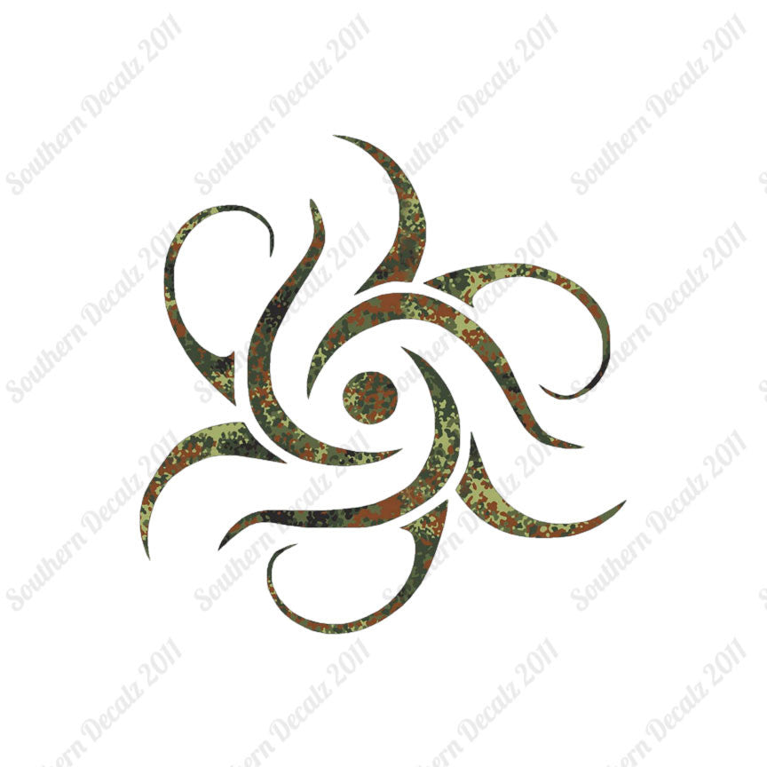 Tribal Swirl Art Design