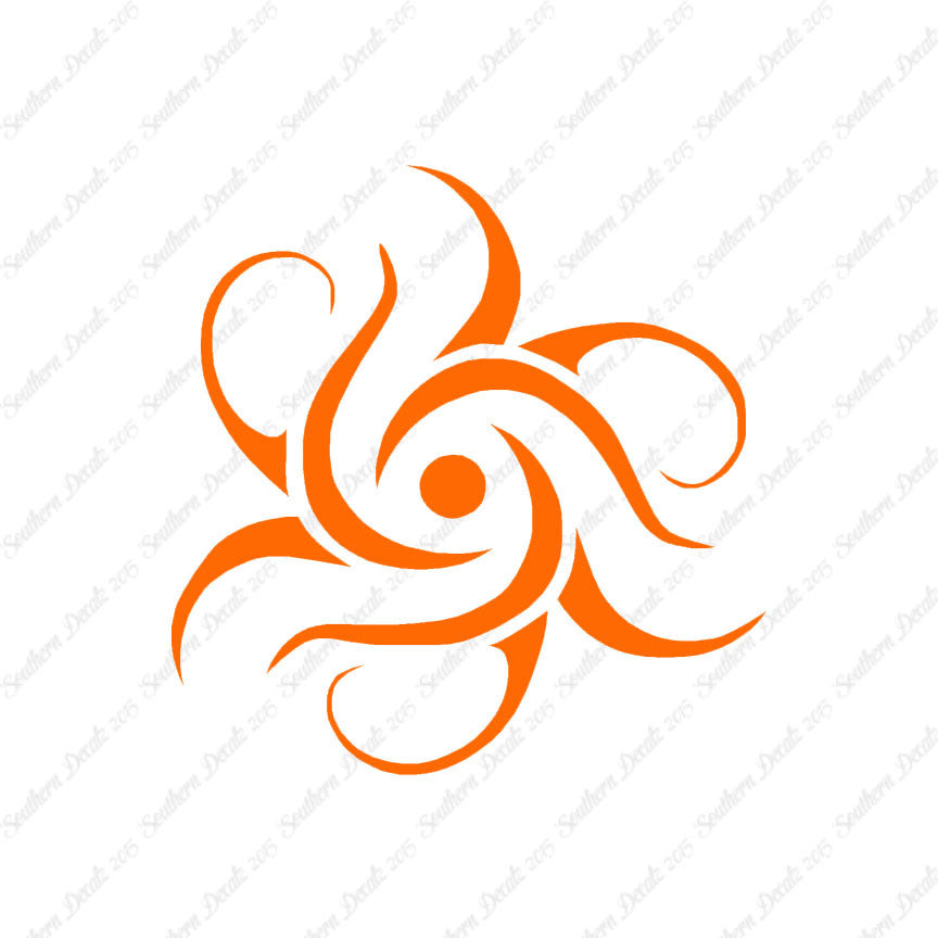 Tribal Swirl Art Design