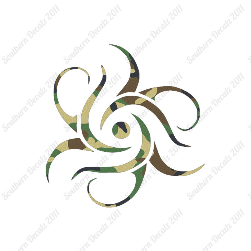 Tribal Swirl Art Design