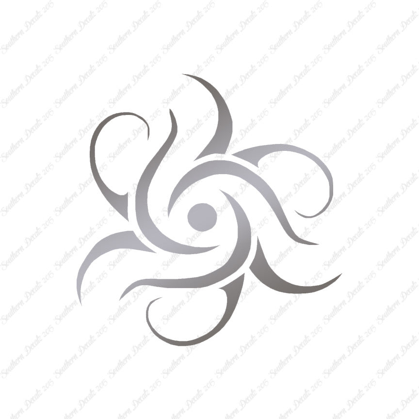 Tribal Swirl Art Design